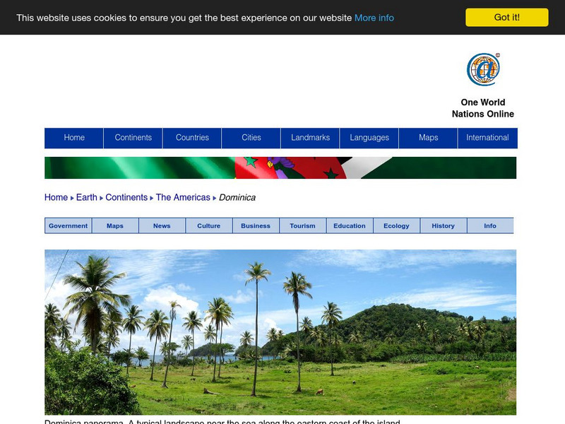 Nations Online: Dominica Website Nations Online: Dominica Website