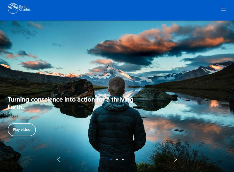 The Earth Charter Website The Earth Charter Website