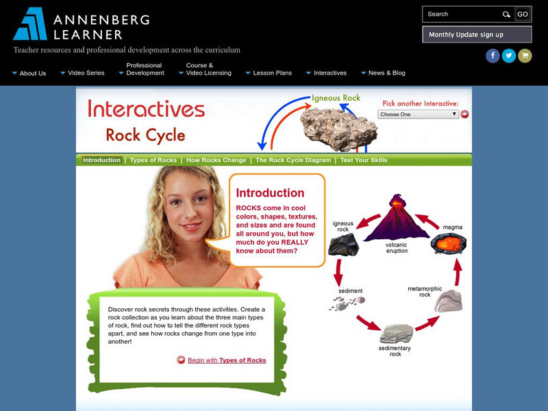 Annenberg Learner: Rock Cycle Interactives Interactive Annenberg Learner: Rock Cycle Interactives Interactive