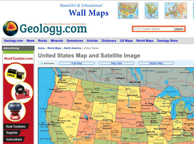 Geology.com: United States of America Website