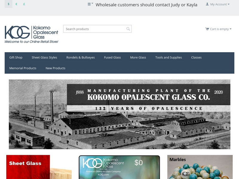 Kokomo Opalescent Glass Website Kokomo Opalescent Glass Website
