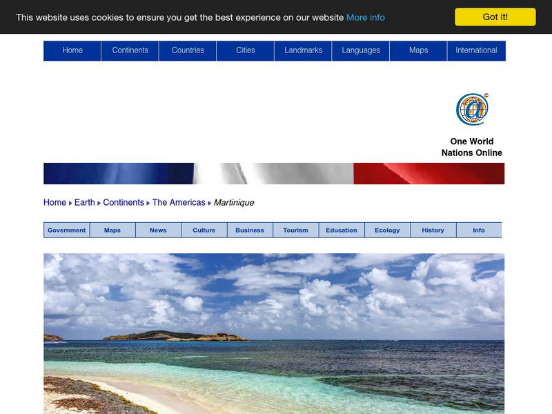 Nations Online: Martinique Website Nations Online: Martinique Website