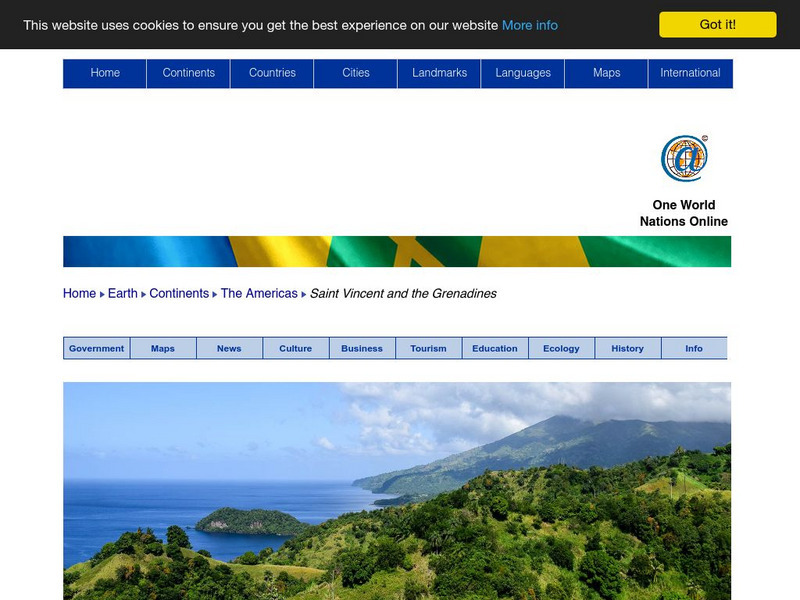 Nations Online: Saint Vincent and the Grenadines Website Nations Online: Saint Vincent and the Grenadines Website