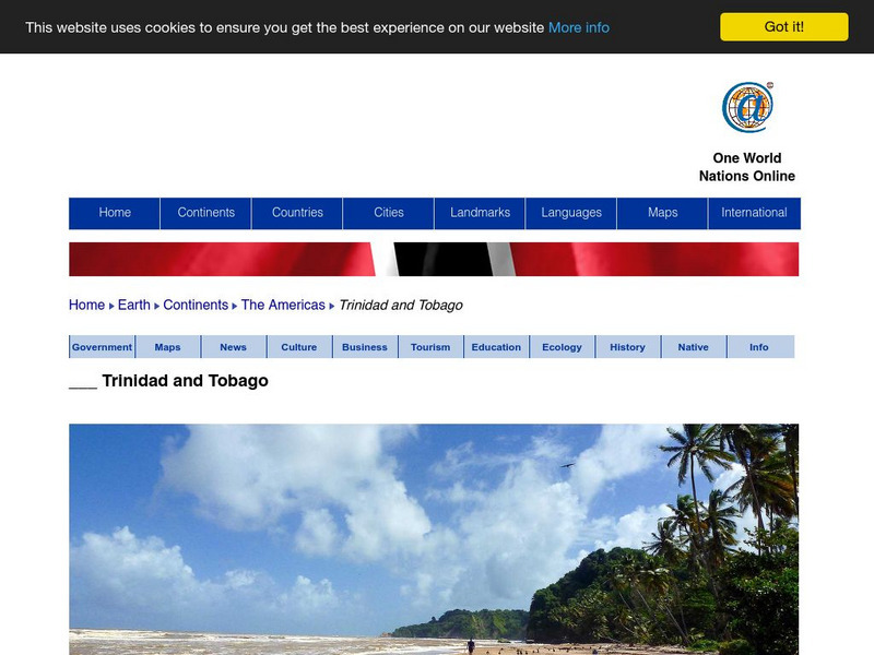 Nations Online: Trinidad and Tobago Website Nations Online: Trinidad and Tobago Website