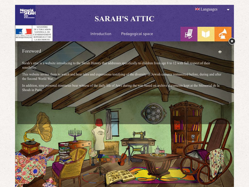 Shoah Memorial: Sarah's Attic Interactive Shoah Memorial: Sarah's Attic Interactive