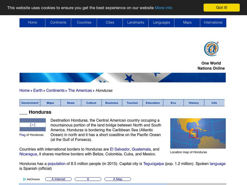 Nations Online: Honduras Website Nations Online: Honduras Website