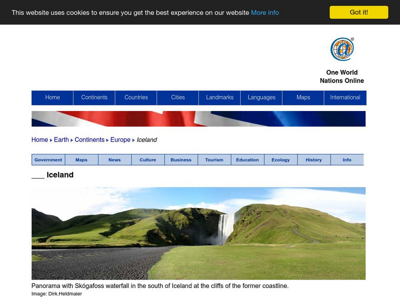 Nations Online: Iceland Website Nations Online: Iceland Website
