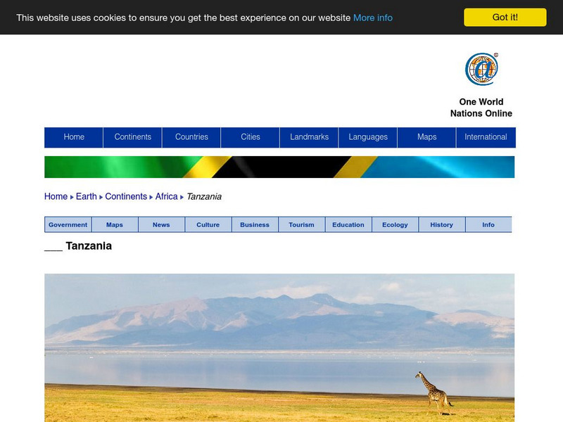 Nations Online: Tanzania Website Nations Online: Tanzania Website
