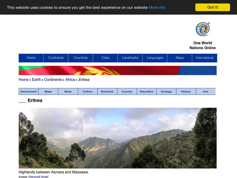 Nations Online: Eritrea Website Nations Online: Eritrea Website
