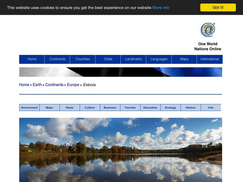 Nations Online: Estonia Website Nations Online: Estonia Website