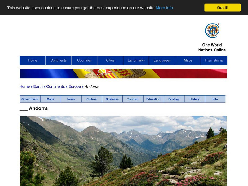 Nations Online: Andorra Website Nations Online: Andorra Website