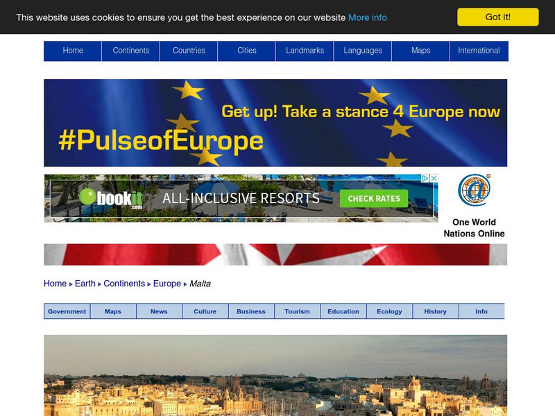 Nations Online: Malta Website Nations Online: Malta Website