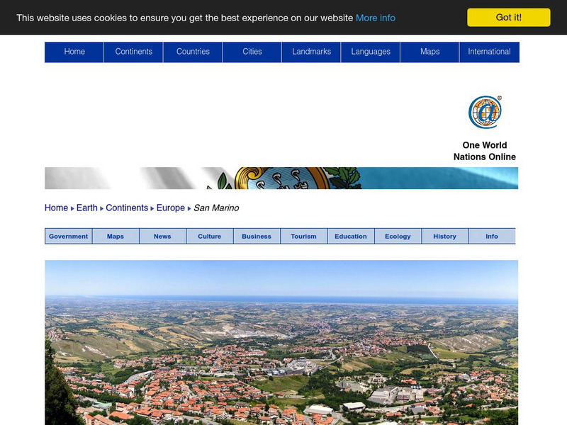 Nations Online: San Marino Website Nations Online: San Marino Website