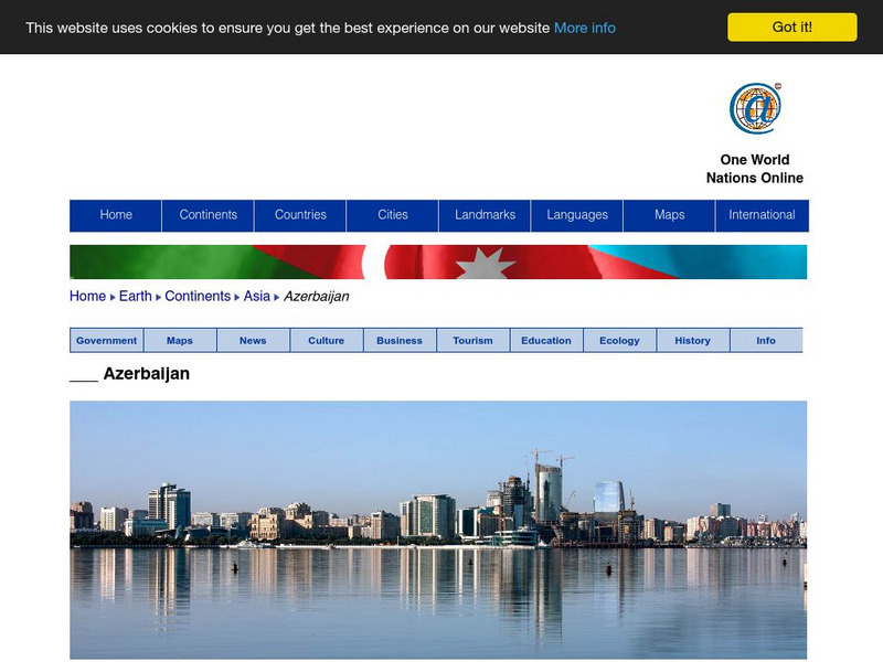 Nations Online: Azerbaijan Website Nations Online: Azerbaijan Website