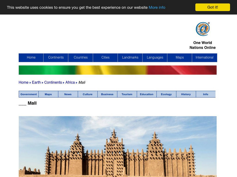 Nations Online: Mali Website Nations Online: Mali Website