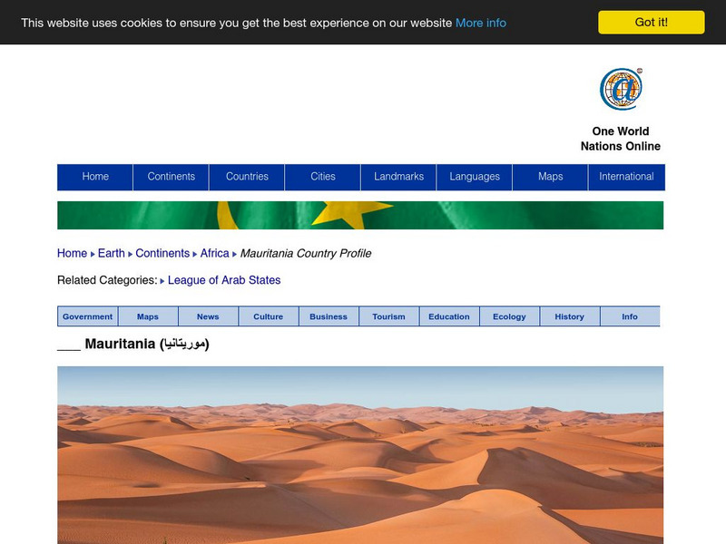 Nations Online: Mauritania Website Nations Online: Mauritania Website
