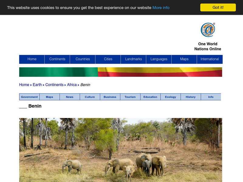 Nations Online: Benin Website Nations Online: Benin Website