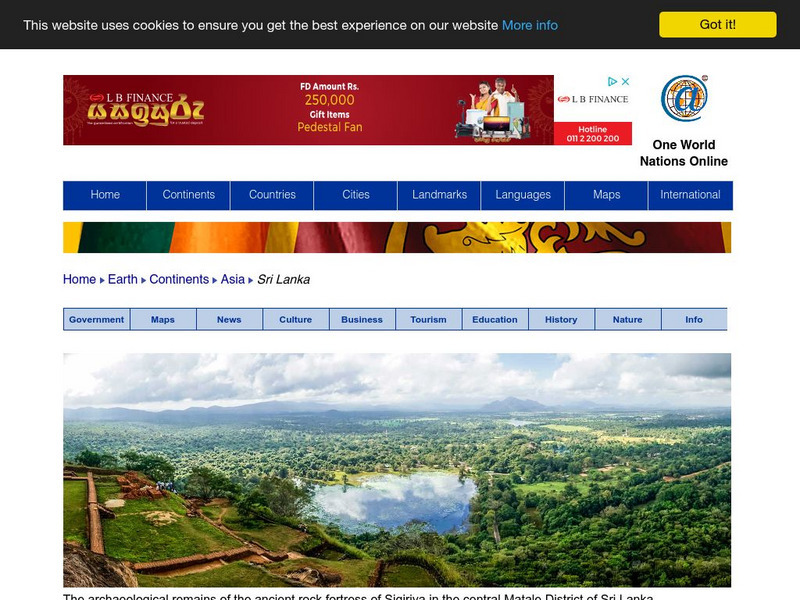 Nations Online: Sri Lanka Website Nations Online: Sri Lanka Website