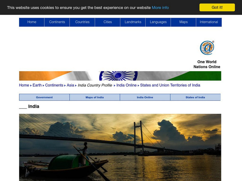 Nations Online: India Website Nations Online: India Website