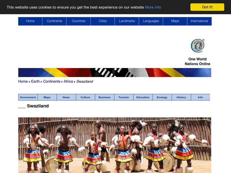 Nations Online: Swaziland Website Nations Online: Swaziland Website