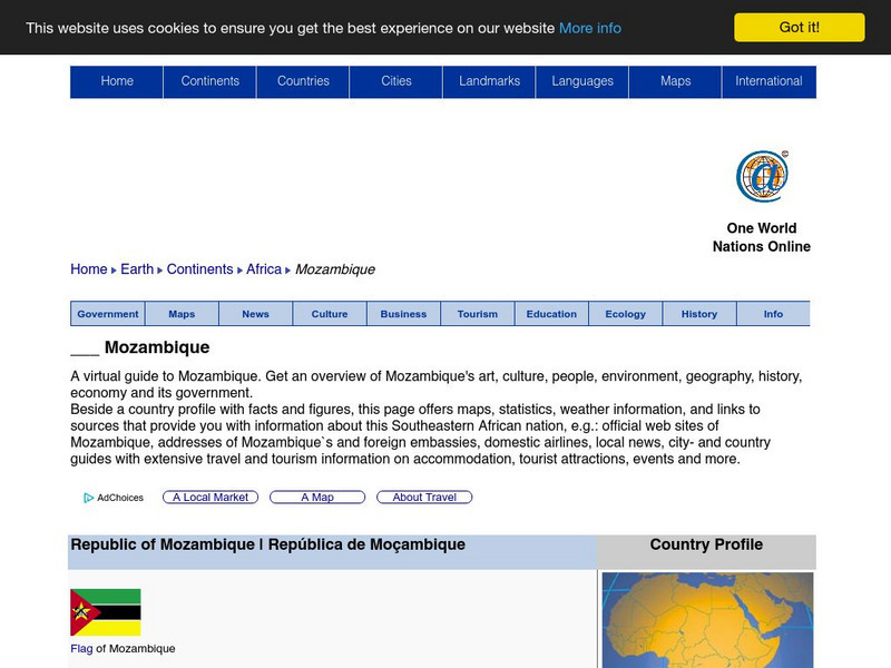 Nations Online: Mozambique Website Nations Online: Mozambique Website