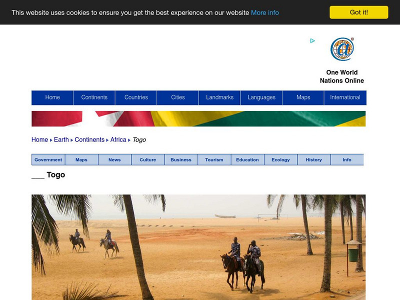 Nations Online: Togo Website Nations Online: Togo Website