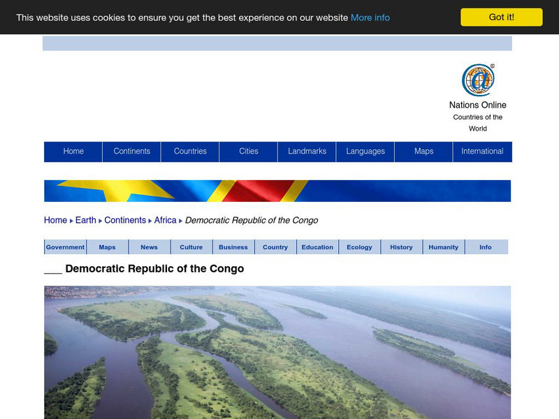 Nations Online: Democratic Republic of the Congo Website Nations Online: Democratic Republic of the Congo Website