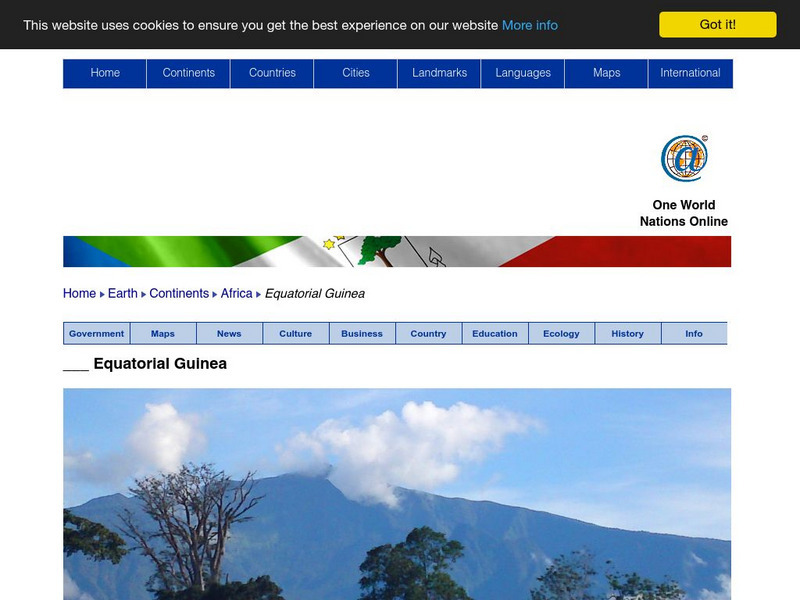 Nations Online: Equatorial Guinea Website Nations Online: Equatorial Guinea Website
