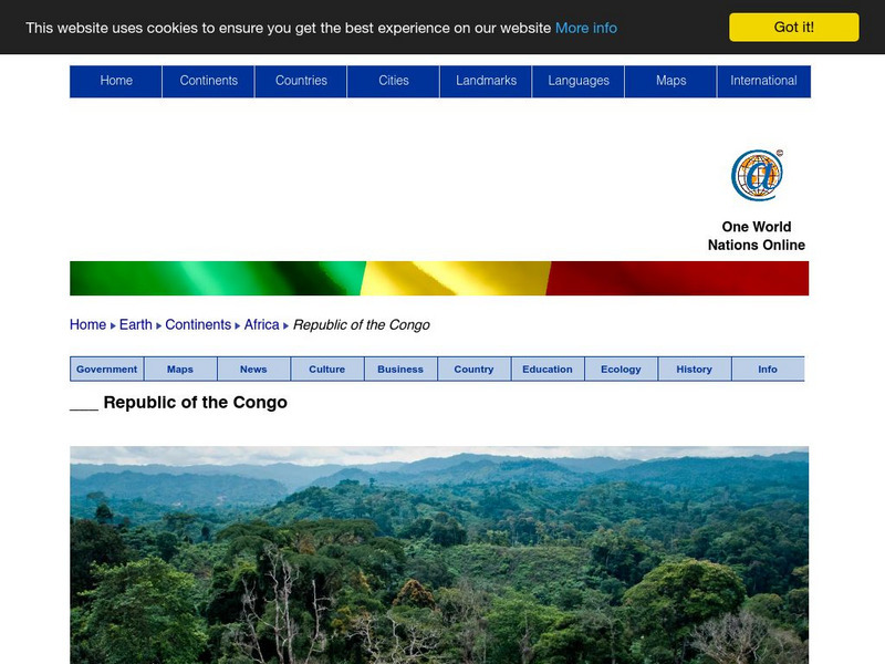 Nations Online: Republic of the Congo Website Nations Online: Republic of the Congo Website