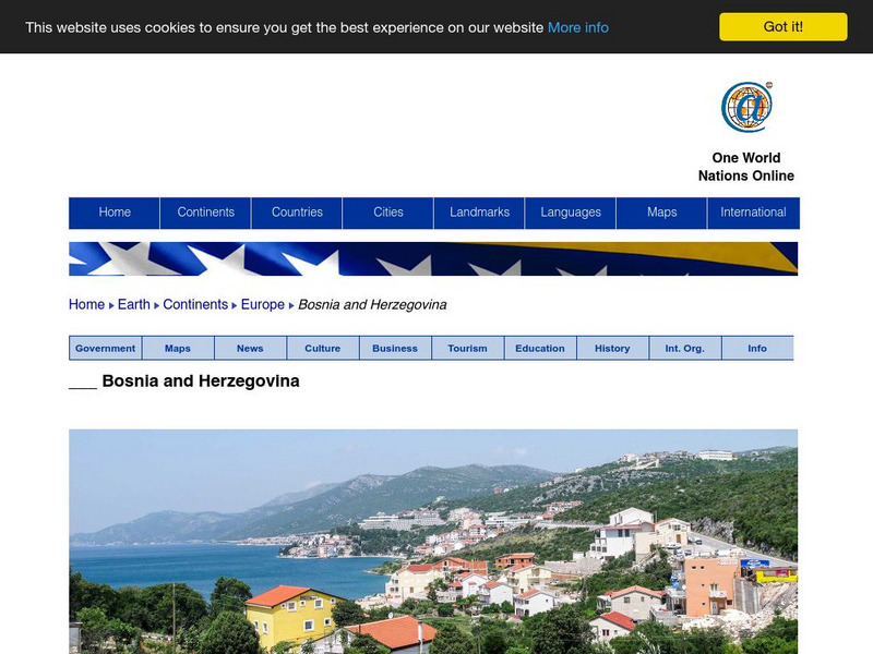 Nations Online: Bosnia and Herzegovina Website Nations Online: Bosnia and Herzegovina Website