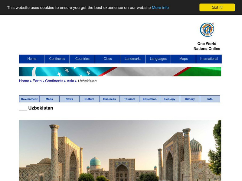 Nations Online: Uzbekistan Website Nations Online: Uzbekistan Website