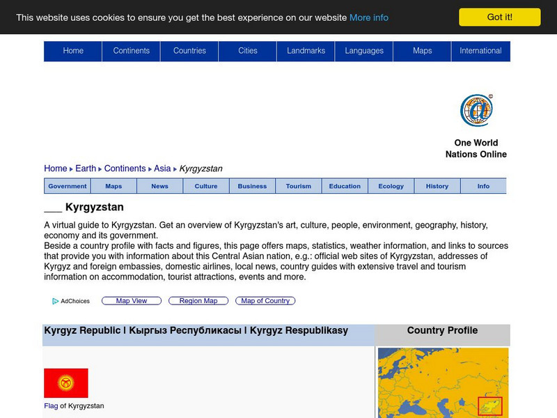 Nations Online: Kyrgyzstan Website Nations Online: Kyrgyzstan Website