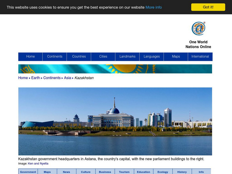 Nations Online: Kazakhstan Website Nations Online: Kazakhstan Website