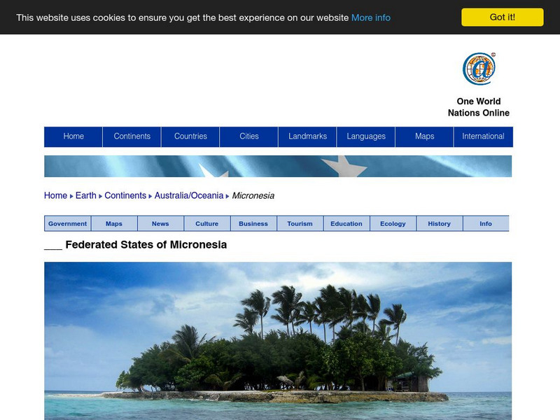 Nations Online: Federated States of Micronesia Website Nations Online: Federated States of Micronesia Website