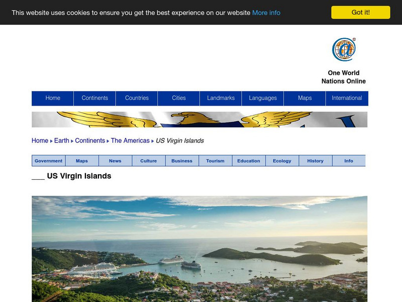 Nations Online: Us Virgin Islands Handout Nations Online: Us Virgin Islands Handout