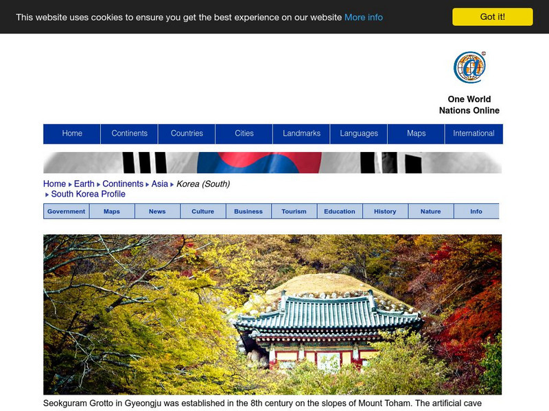 Nations Online: South Korea Website Nations Online: South Korea Website