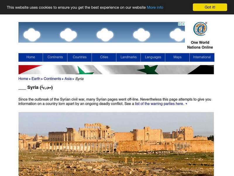 Nations Online: Syria Website Nations Online: Syria Website
