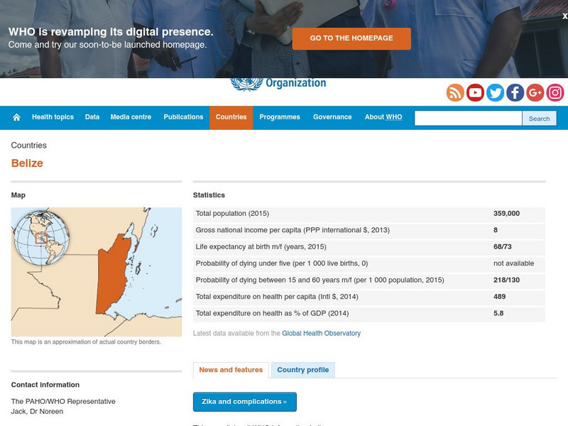 World Health Organization: Belize Handout World Health Organization: Belize Handout