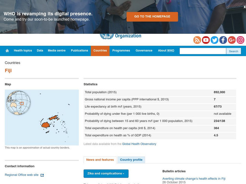 World Health Organization: Fiji Handout World Health Organization: Fiji Handout