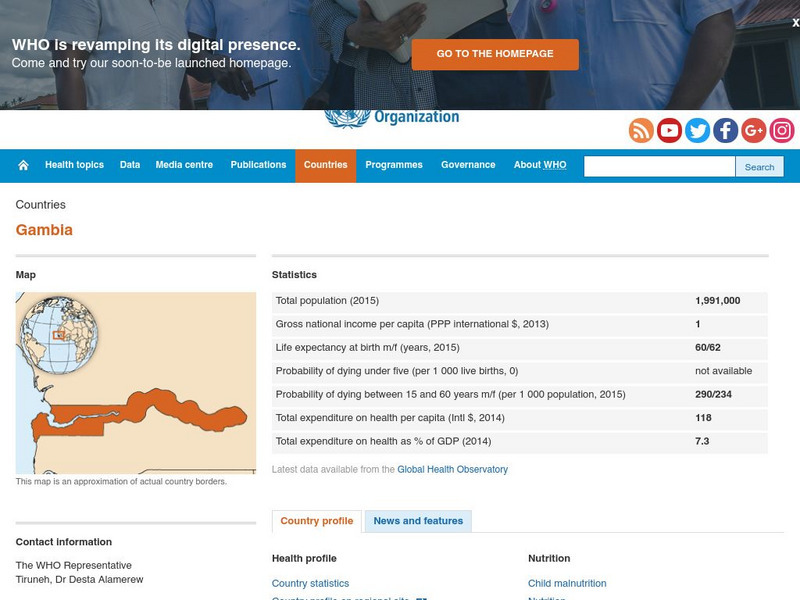 World Health Organization: Gambia Handout World Health Organization: Gambia Handout