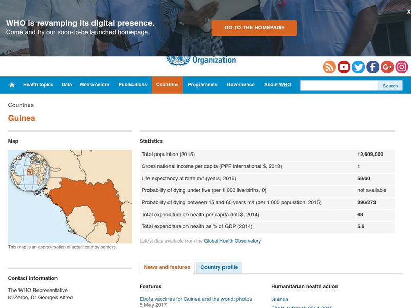 World Health Organization: Guinea Handout World Health Organization: Guinea Handout