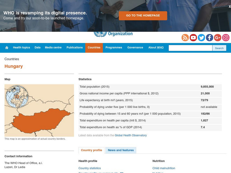 World Health Organization: Hungary Handout World Health Organization: Hungary Handout