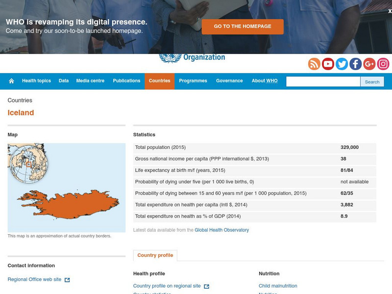 World Health Organization: Iceland Handout World Health Organization: Iceland Handout