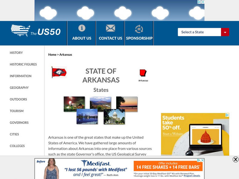 The Us50: Arkansas Handout The Us50: Arkansas Handout