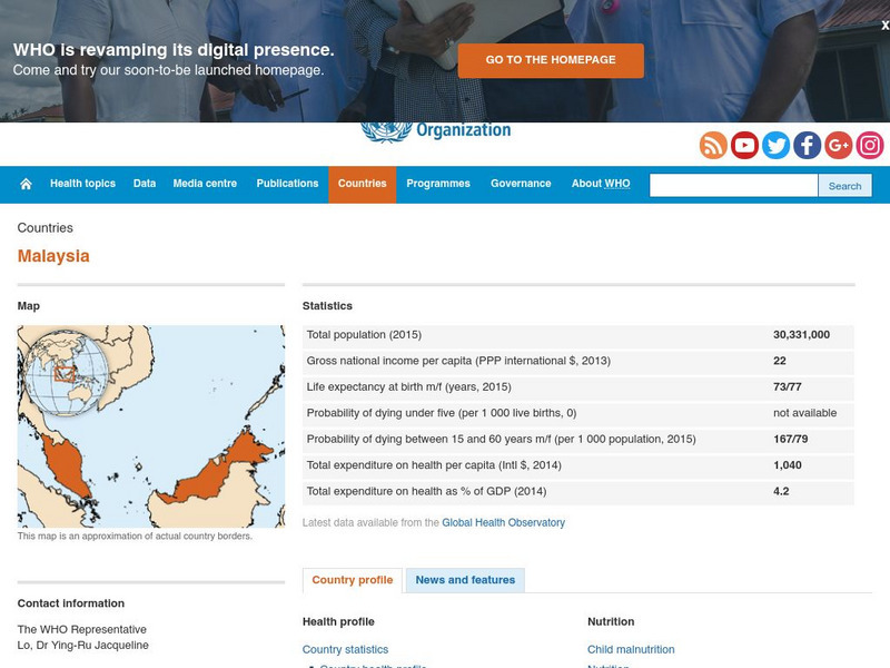 World Health Organization: Malaysia Handout World Health Organization: Malaysia Handout