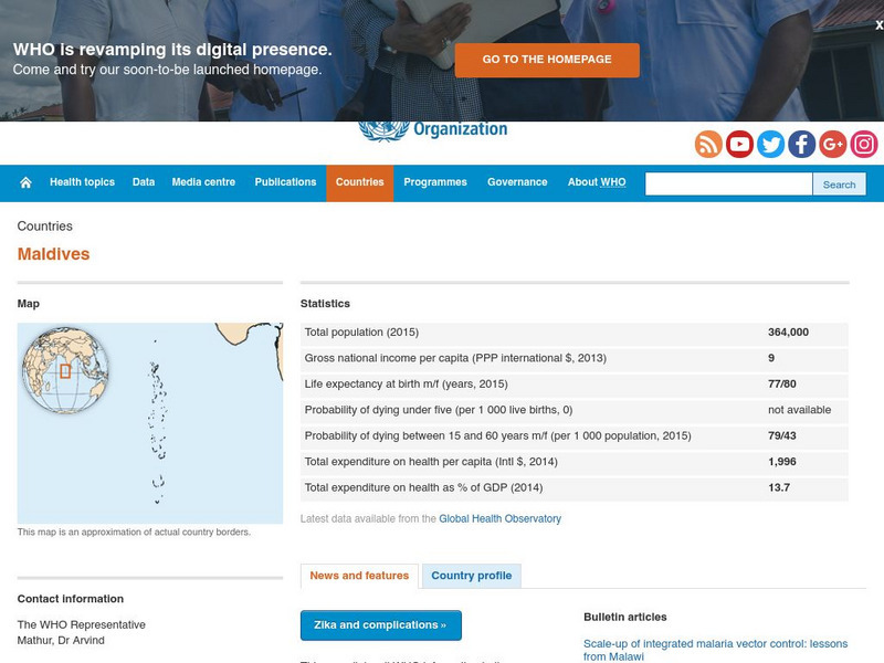 World Health Organization: Maldives Handout World Health Organization: Maldives Handout