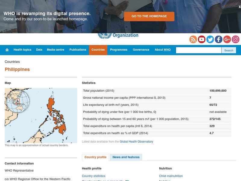 World Health Organization: Philippines Handout World Health Organization: Philippines Handout