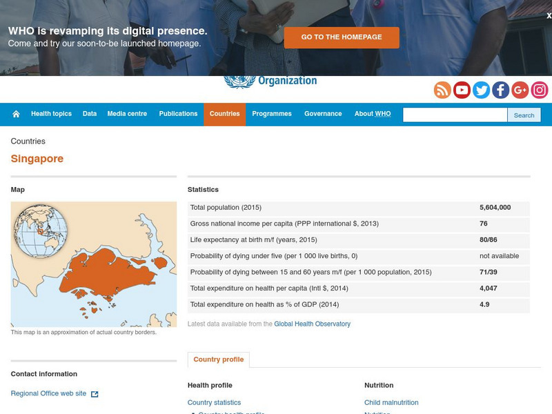 World Health Organization: Singapore Handout