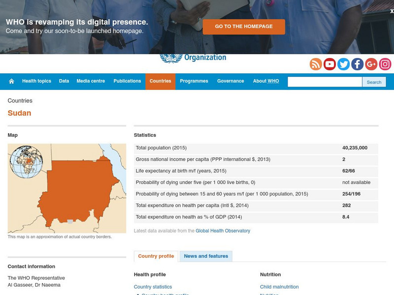 World Health Organization: Sudan Handout