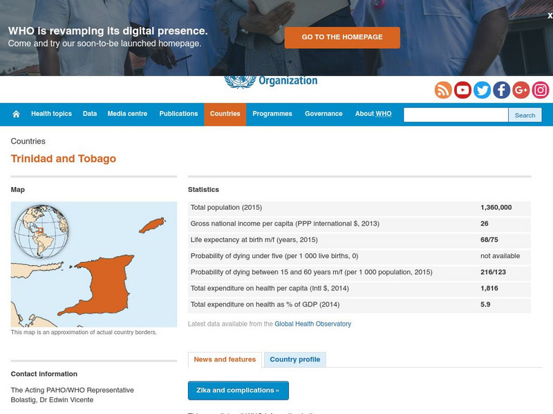 World Health Organization: Trinidad and Tobago Handout